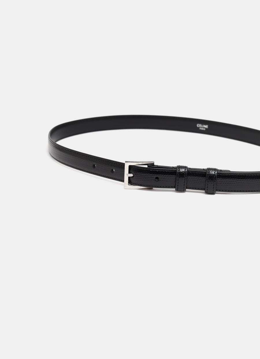 Celine Calfskin Belt In Black