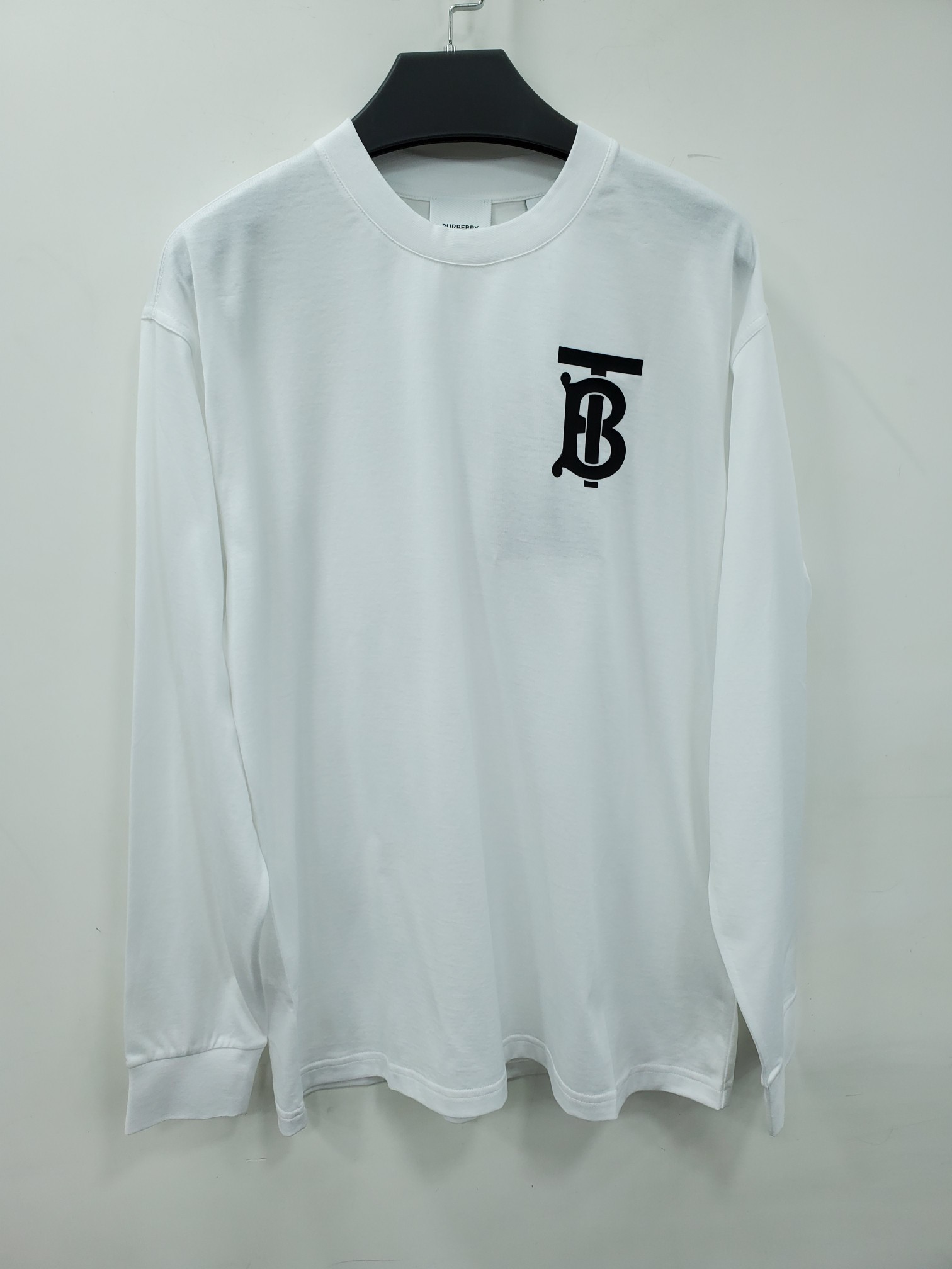 Burberry Long-sleeved Monogram T-shirt In White