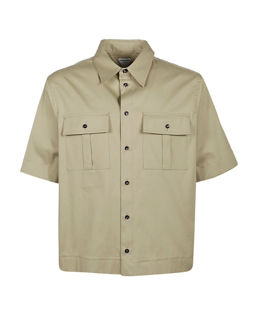 Bottega Veneta A Short Sleeved Shirt In Nude