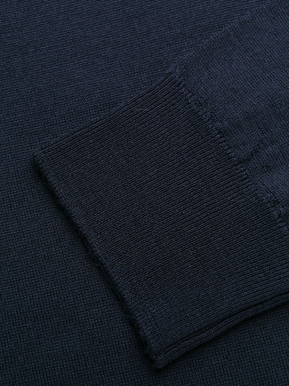 John Smedley Wool Knit Jumper In Black