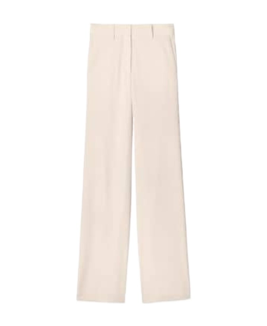 Off-white Dry Wo Wide-leg Trousers In White