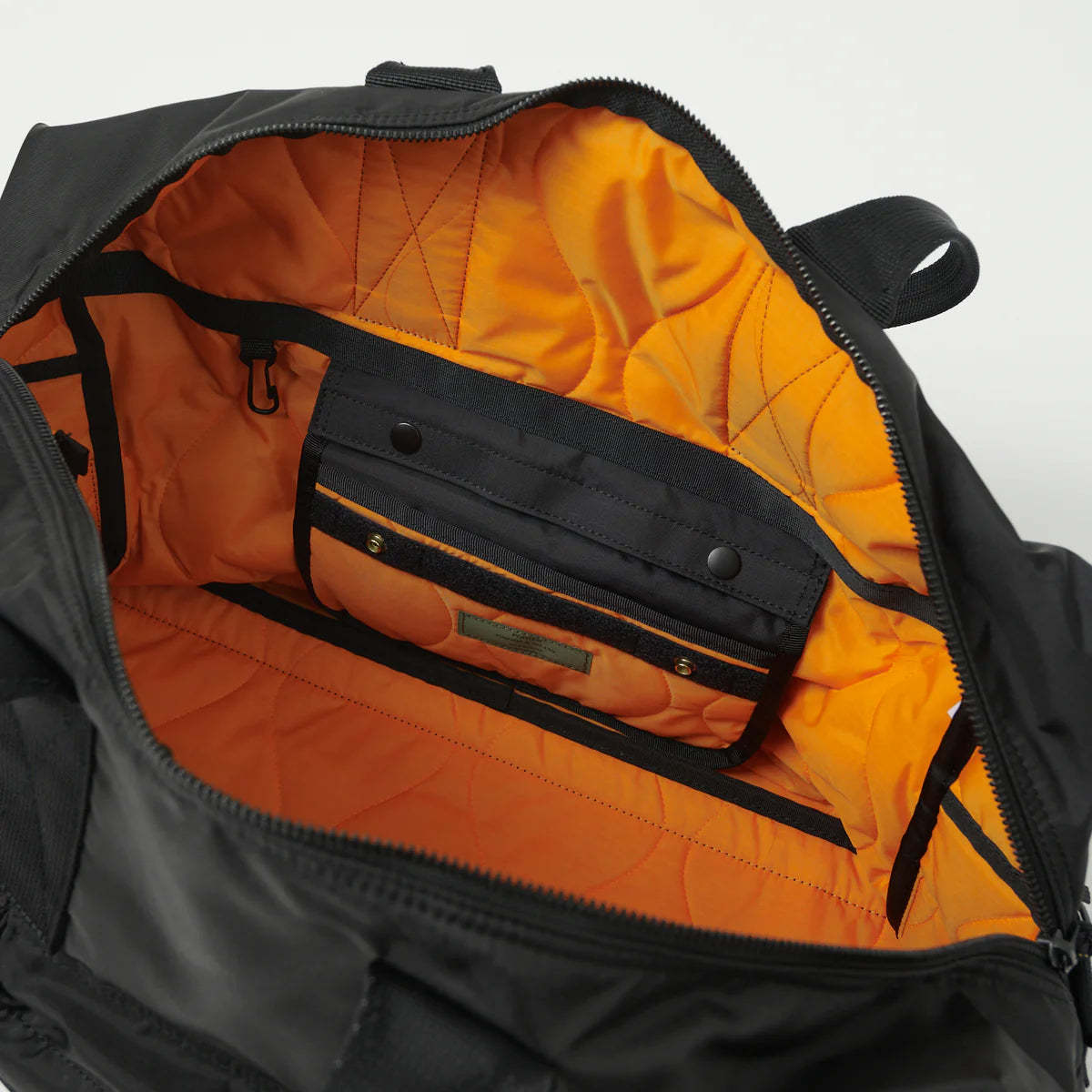 Porter-yoshida & Co Logo Travel Bag In Black