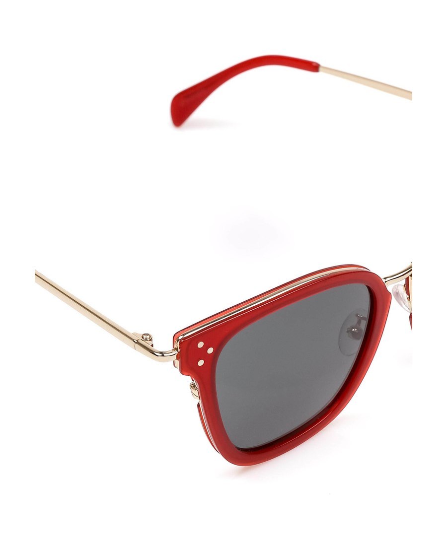 Celine Square Sunglasses In Red