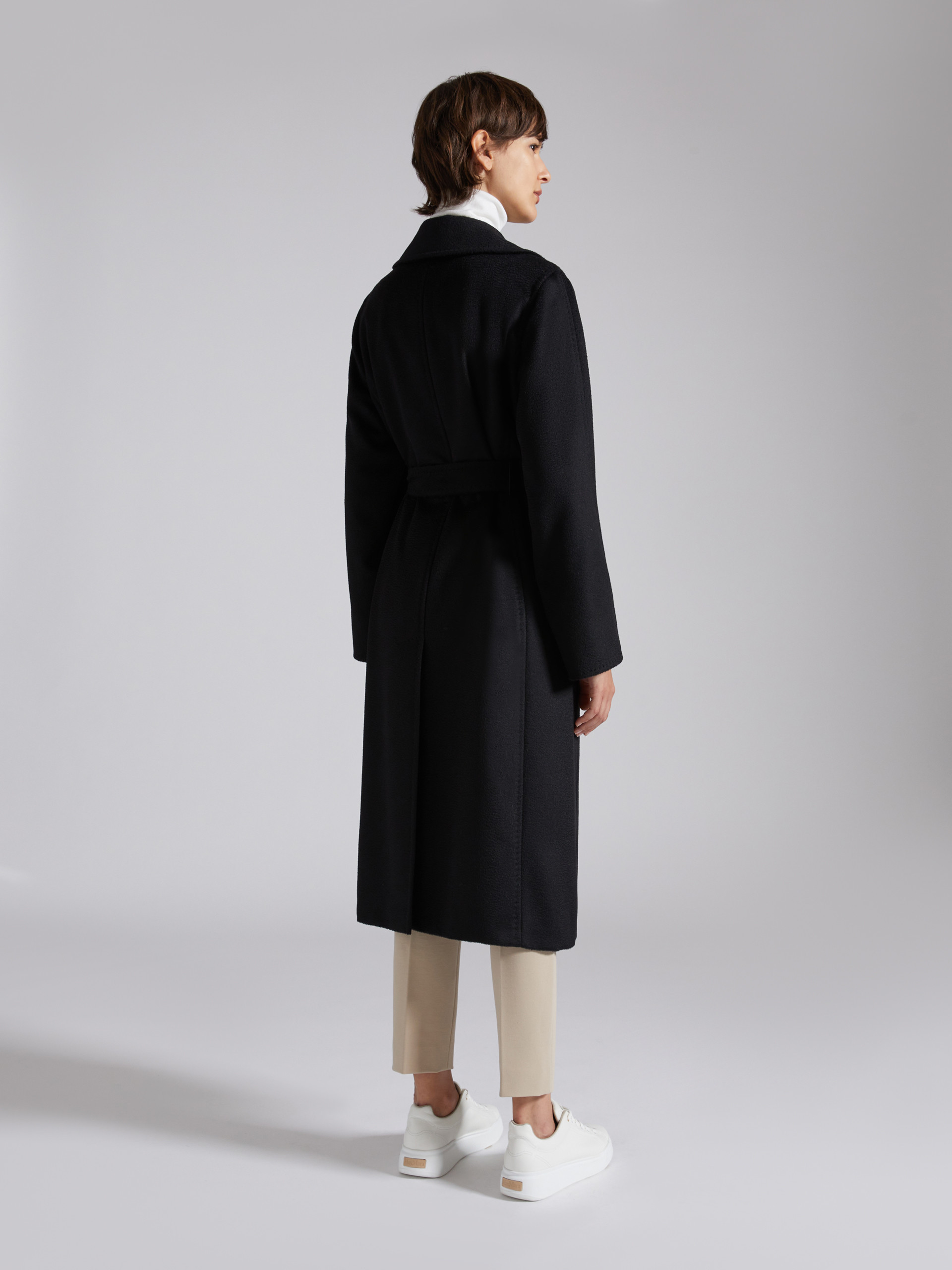 Max Mara Estella Wool And Cashmere Coat In Black