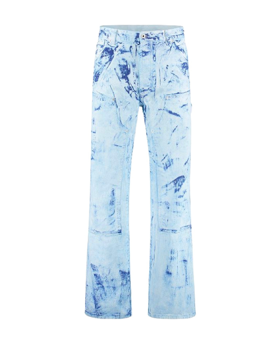 Heron Preston Distressed-effect Denim Jeans In Blue