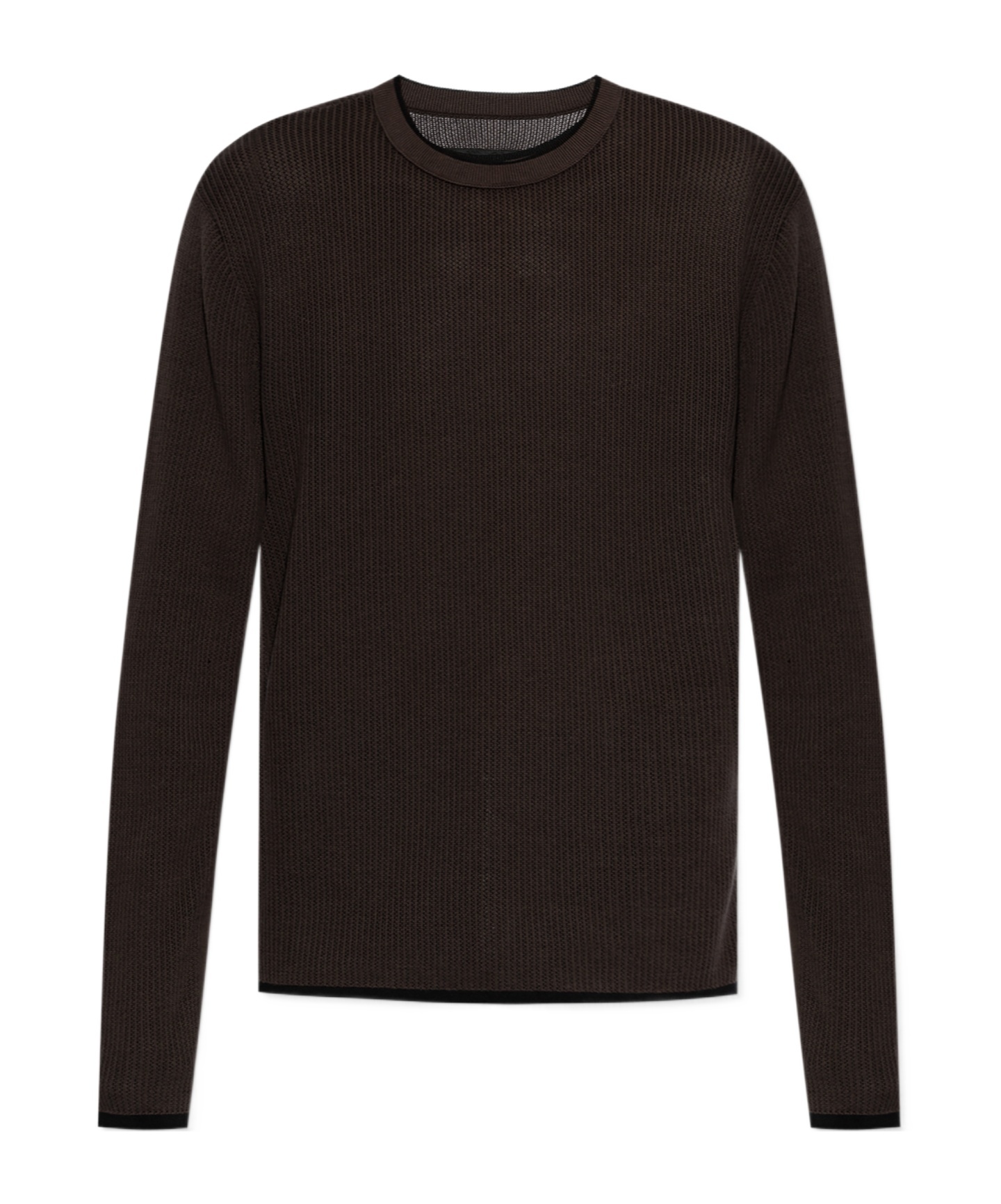 Rag & Bone Long-sleeved Sweater In Black