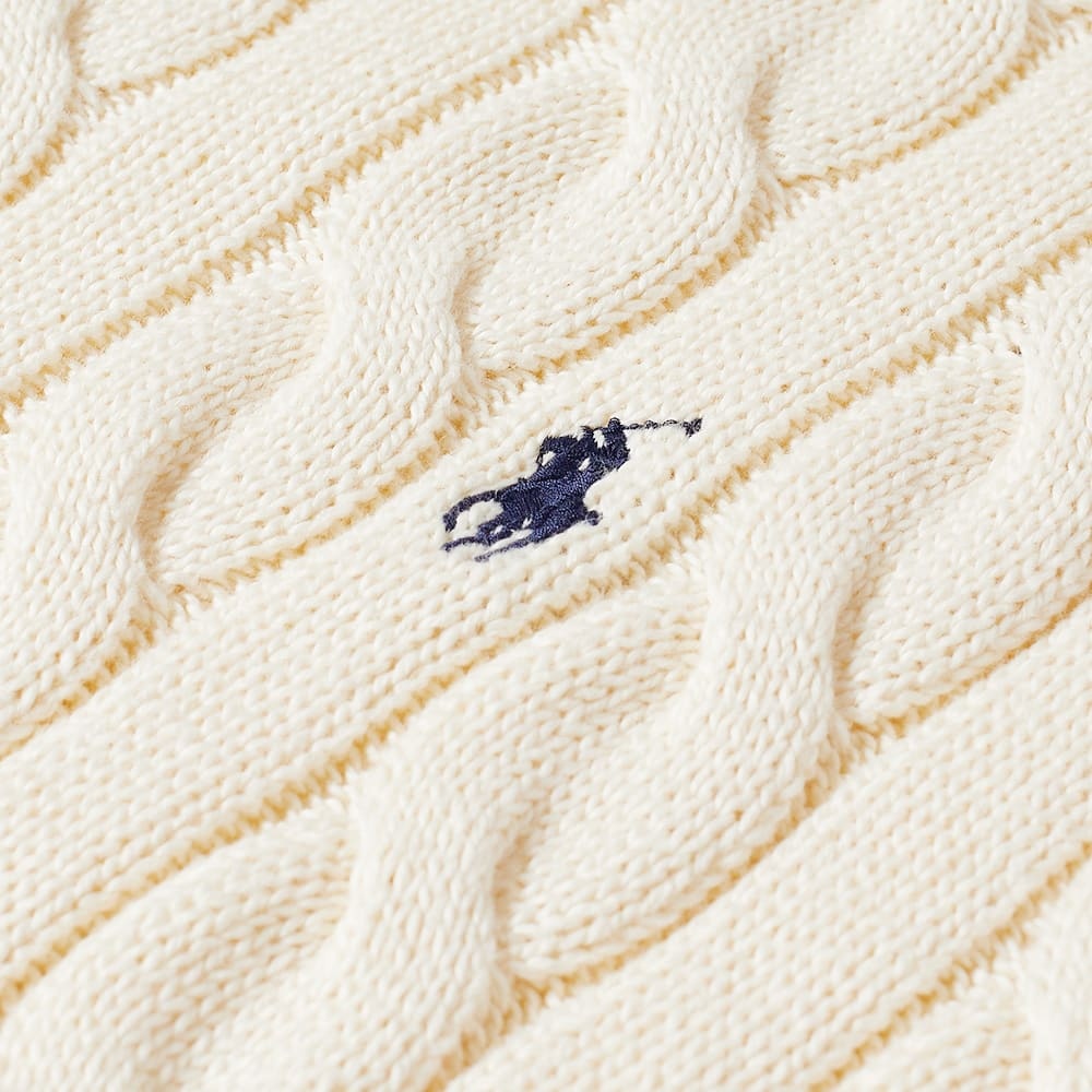 Polo Ralph Lauren Cable-knit Wool-cashmere Sweater In Andover Cream