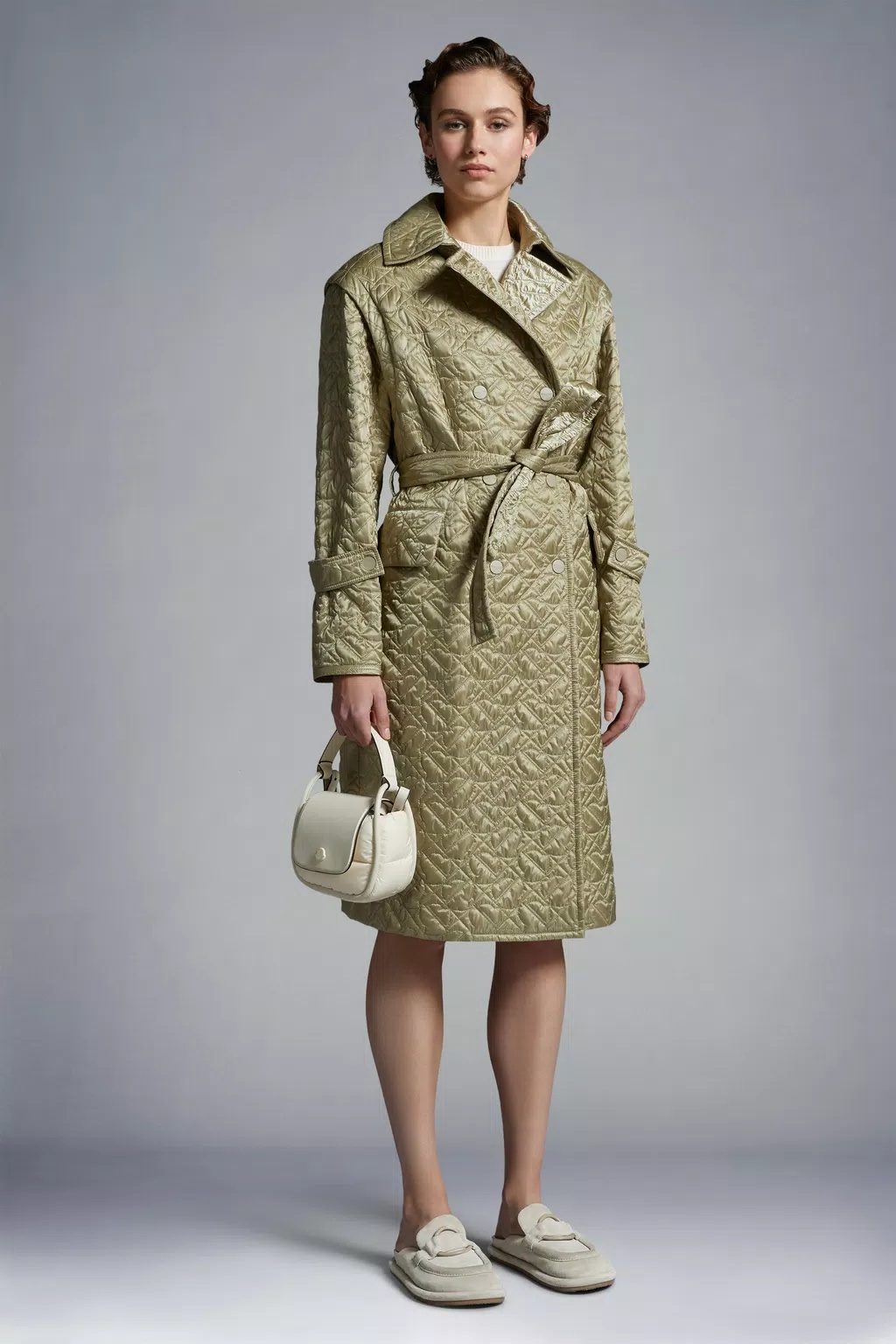 MONCLER SAMARE PADDED TRENCH COAT