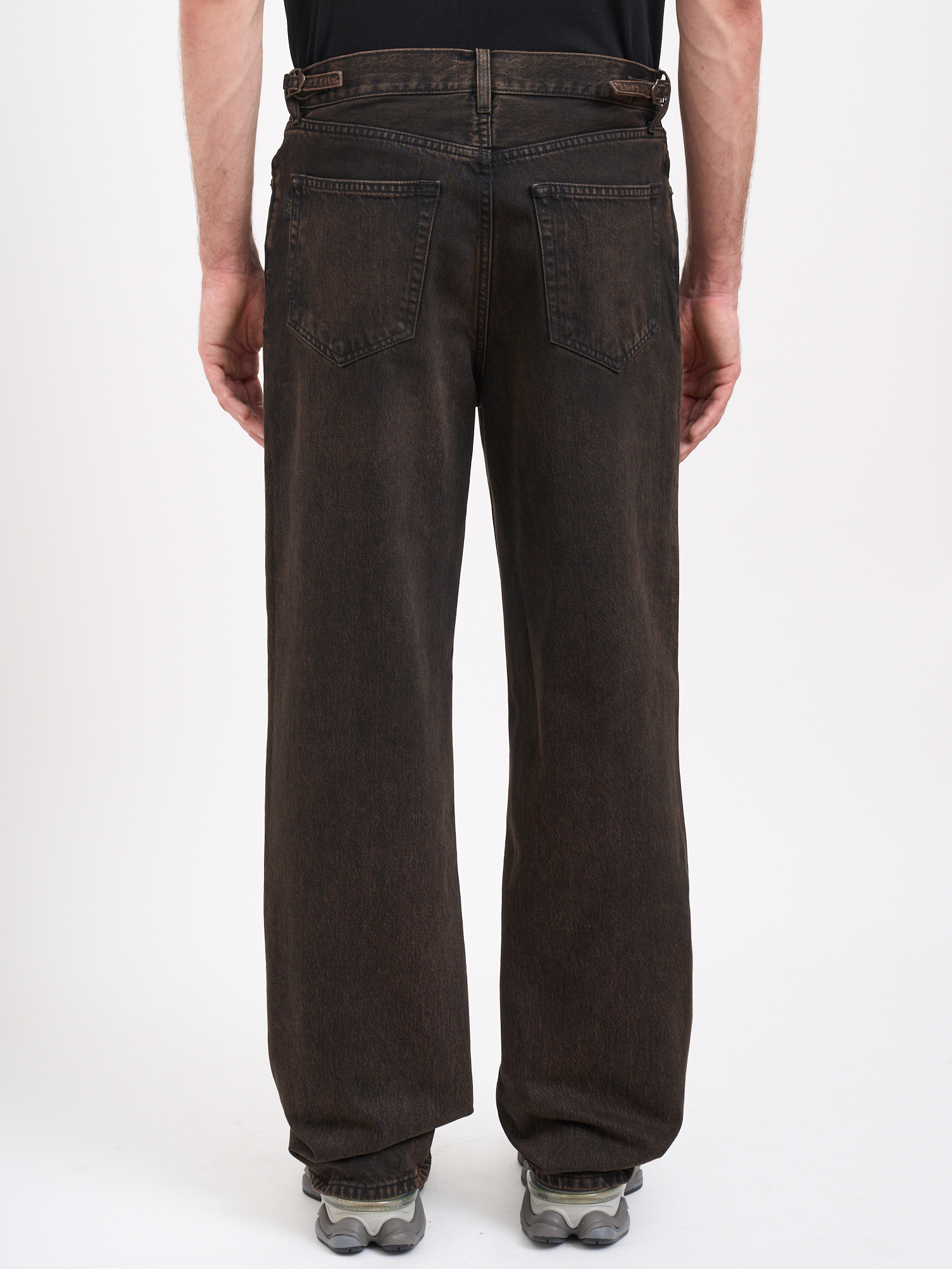 Haikure Straight-leg Jeans In Brown