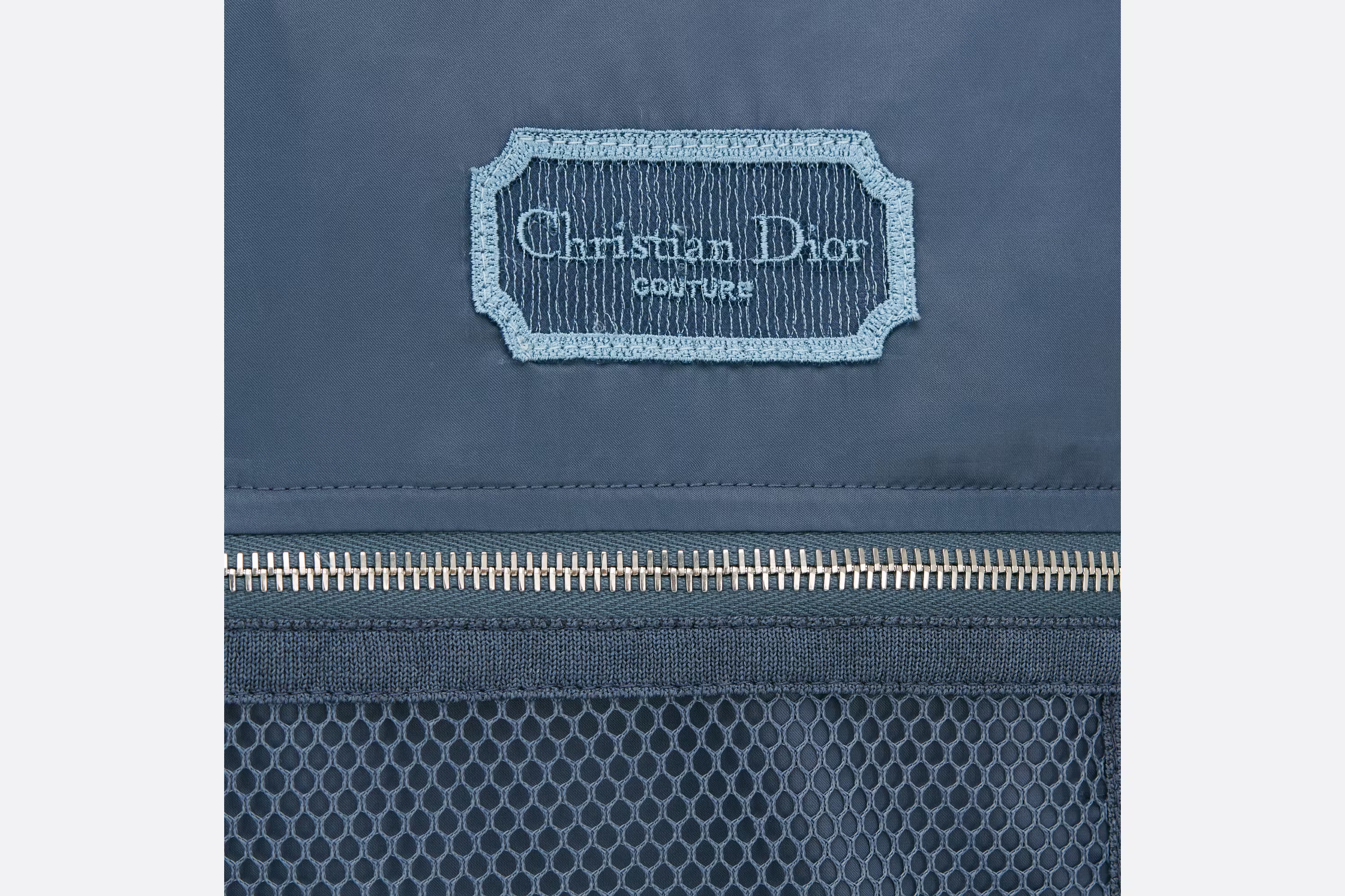 Dior Logo Casual Jacket In Blue