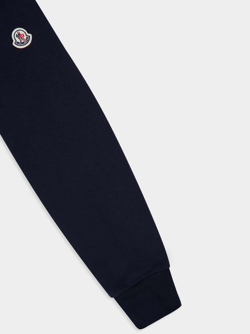 Moncler Cotton Bomber Jacket In Blue