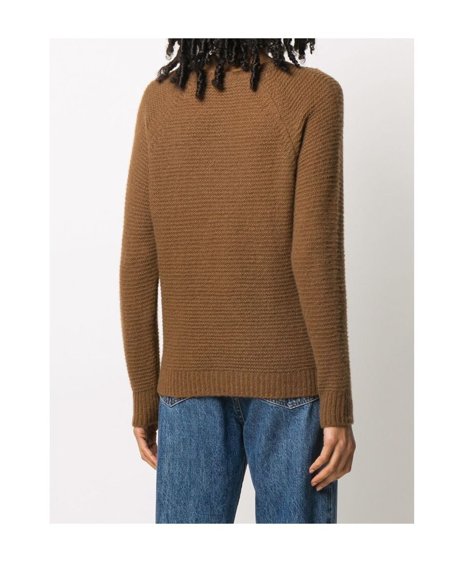 Max Mara Satrapo Round-neck Pullover In Brown