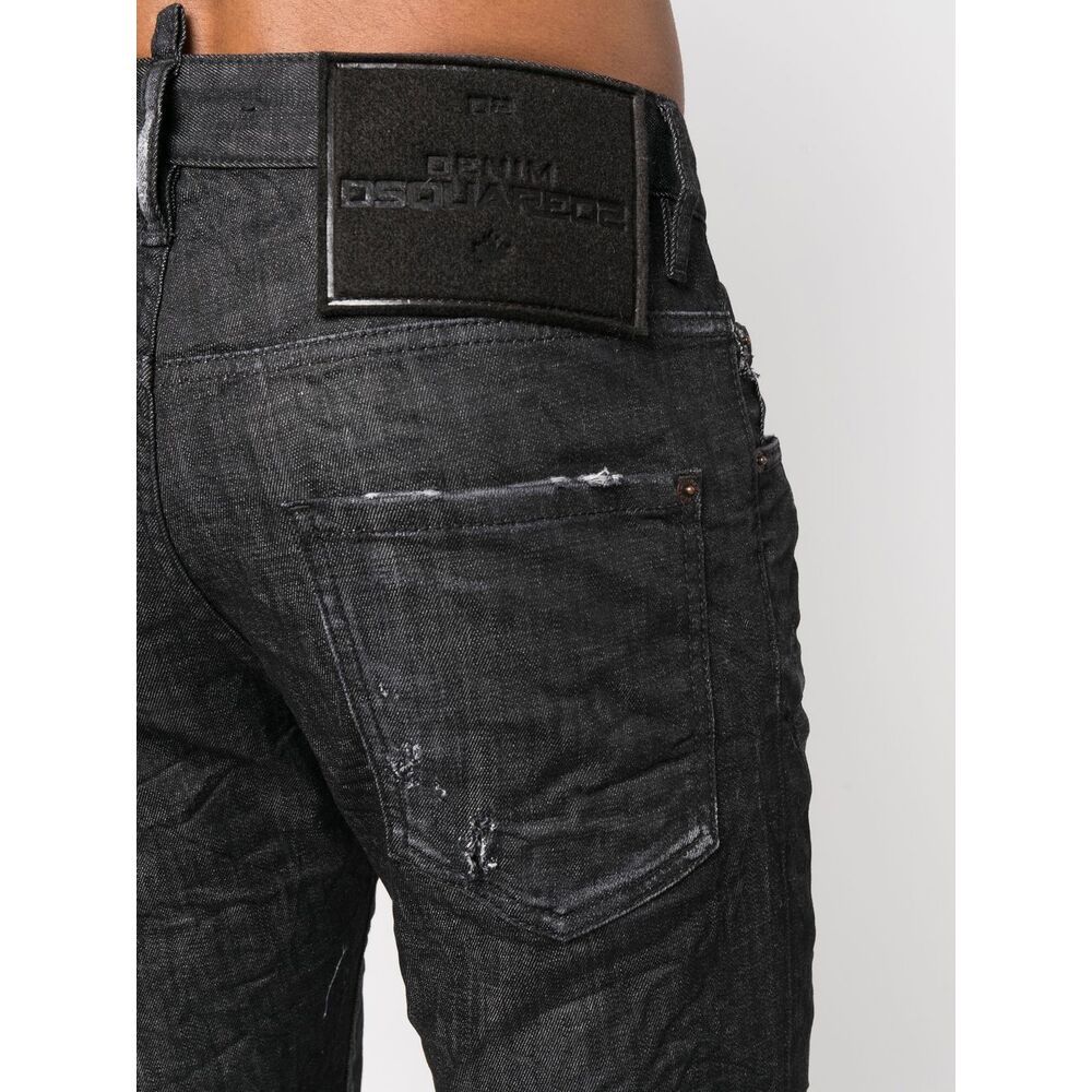 Dsquared2 Regular Fit Jeans In Black