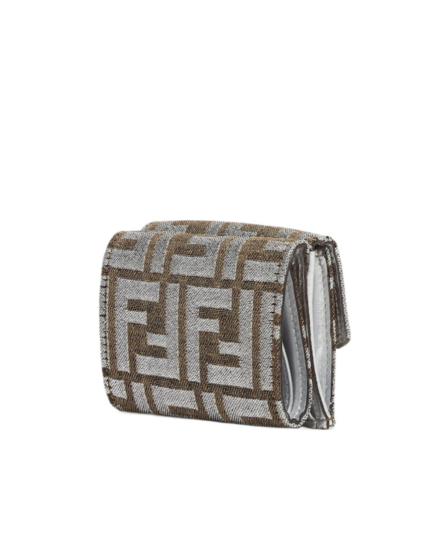 Fendi Monogrammed Tri-fold Wallet In Multicolor