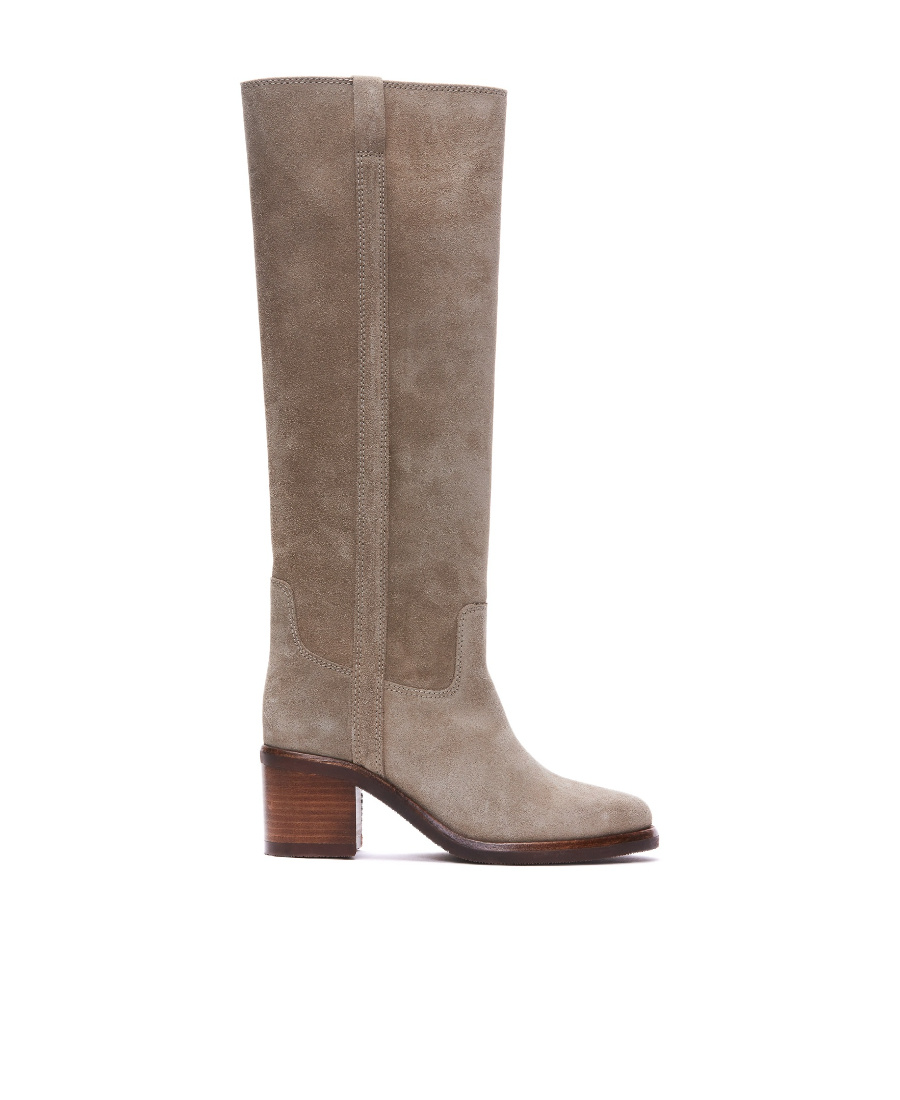Isabel Marant Round-headed Boots In Gray