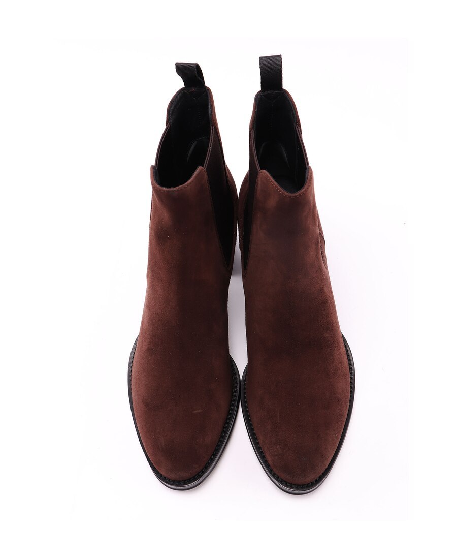 Shop Church's Suede Heeled Boots In Black