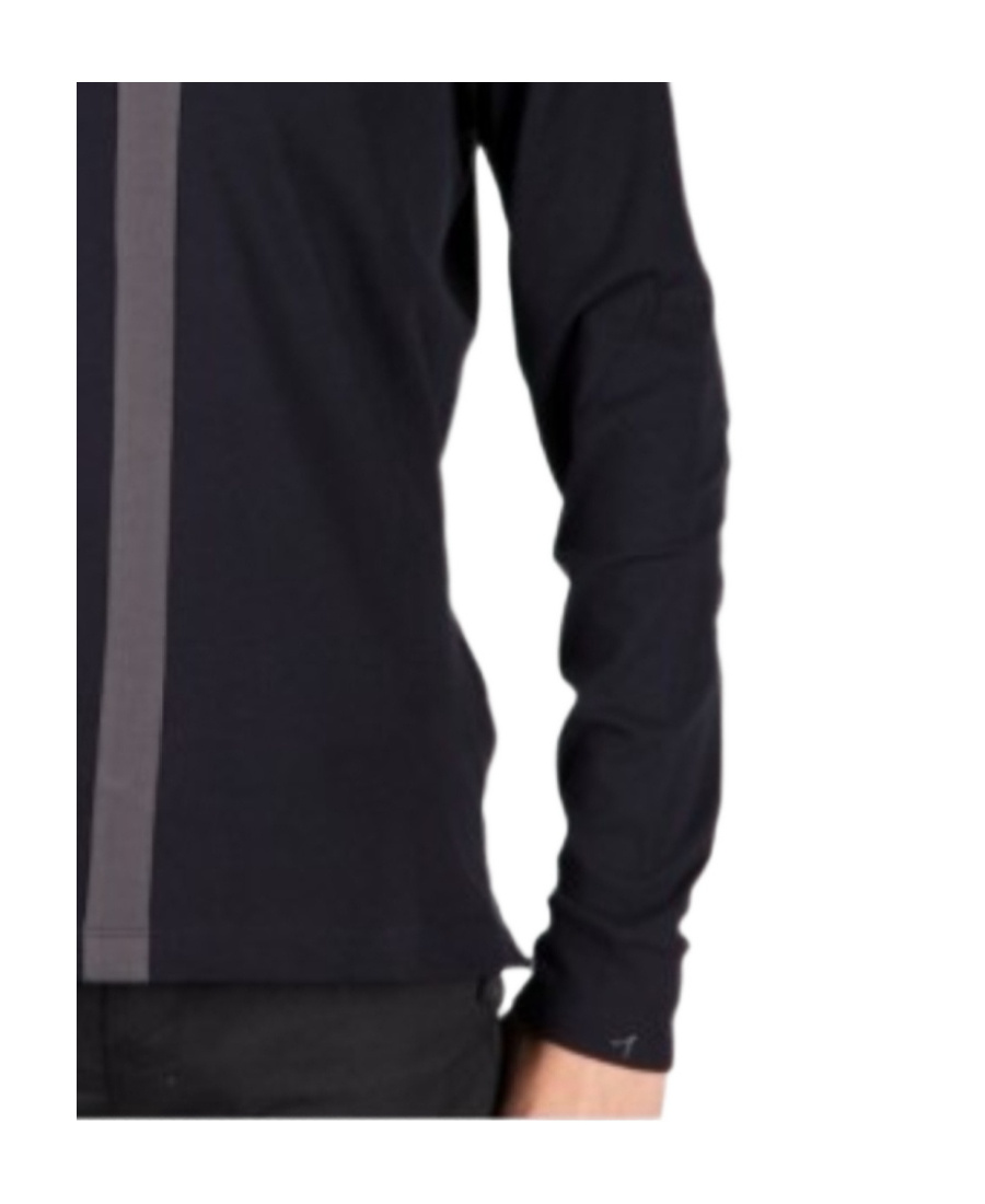 Armani Collezioni Long-sleeved Shirt In Black