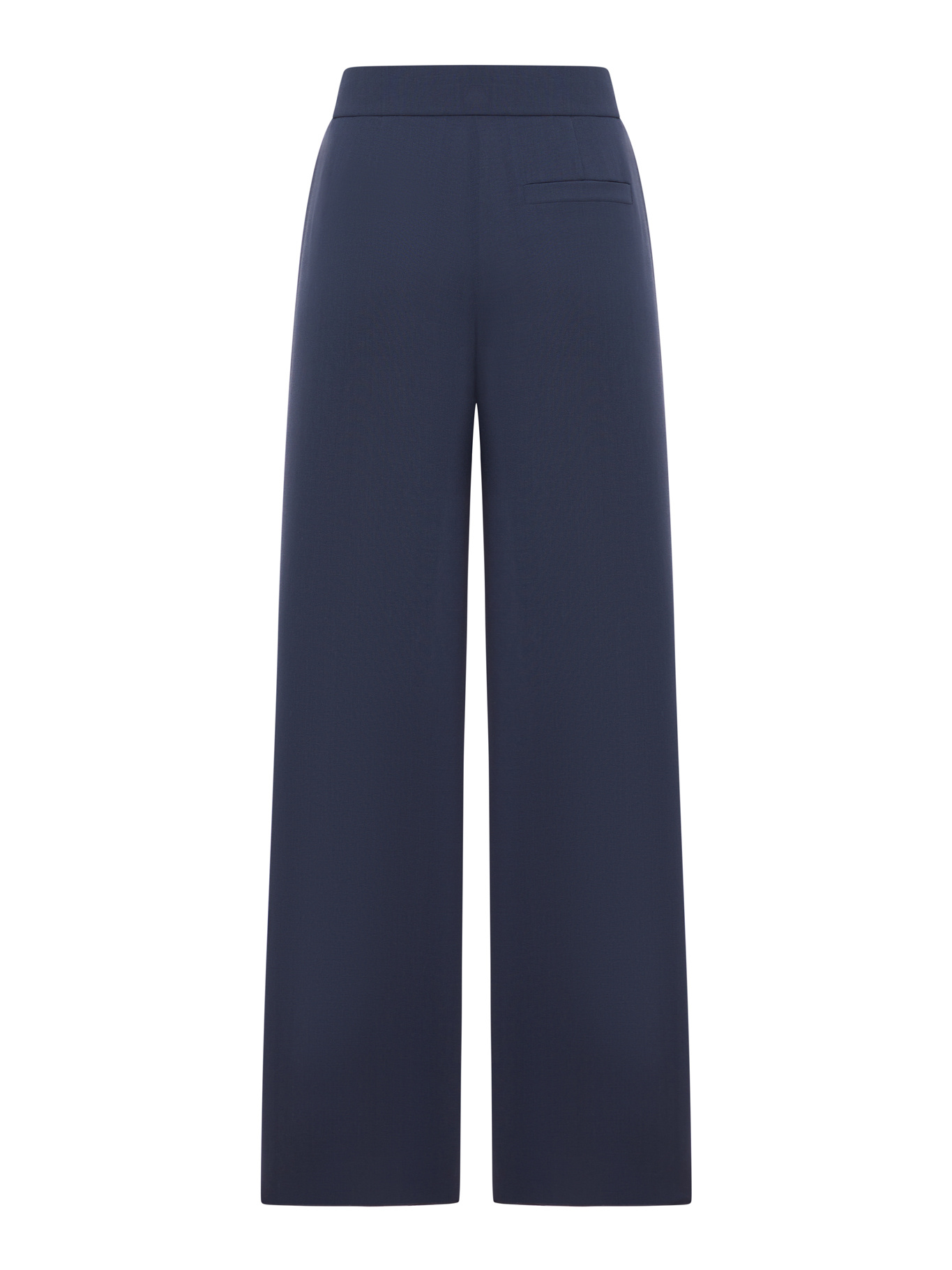 Giorgio Armani High-waisted Wool Trousers In Blue