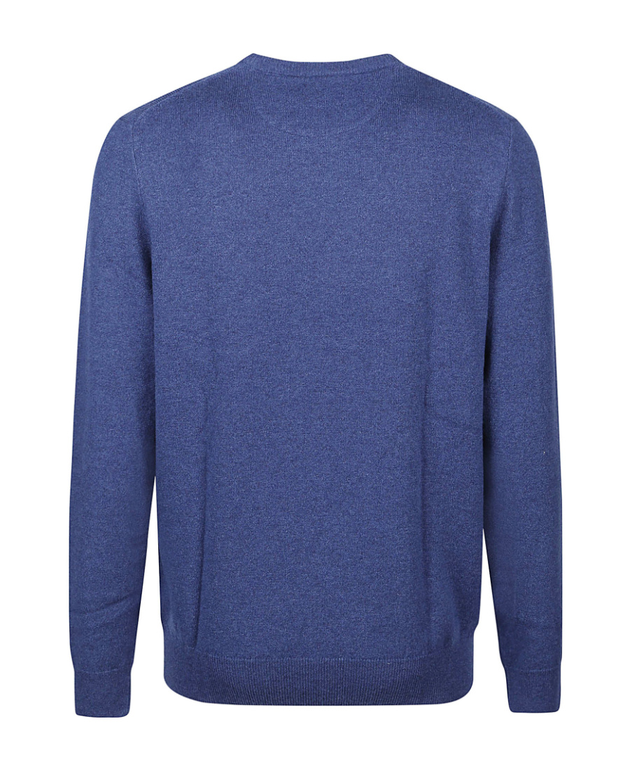 Polo Ralph Lauren Wool Crew Neck Sweater In Blue