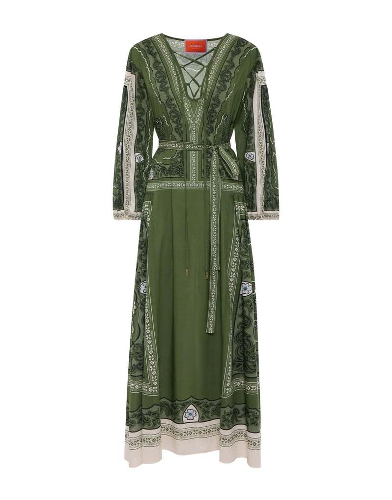 Shop La Doublej Viviana Maxi Dress In Green