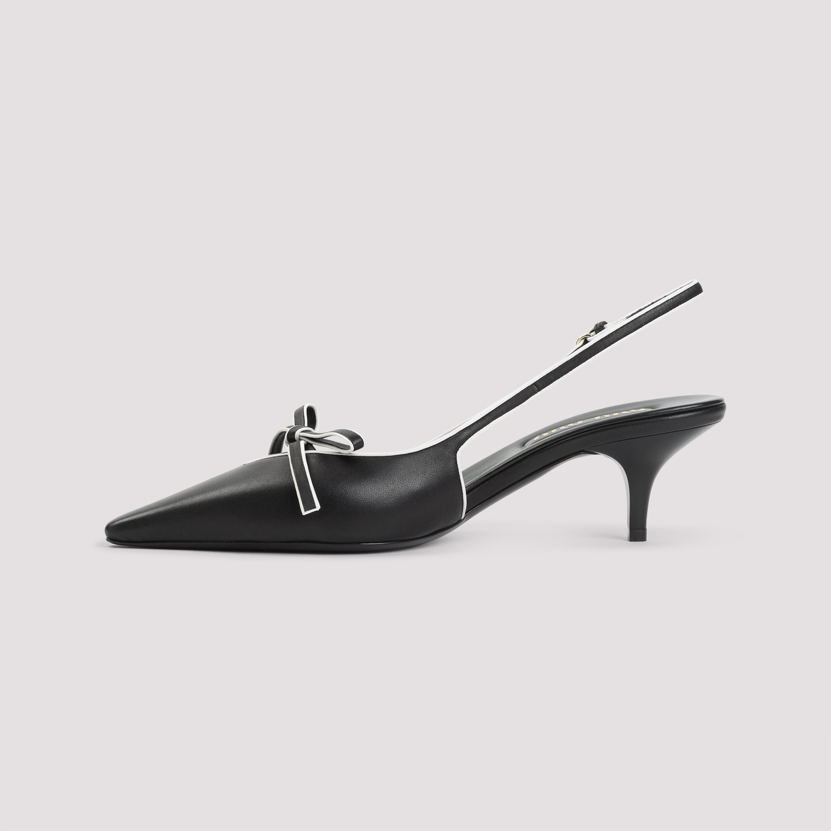 Shop Miu Miu Pointed High Heel Sandals