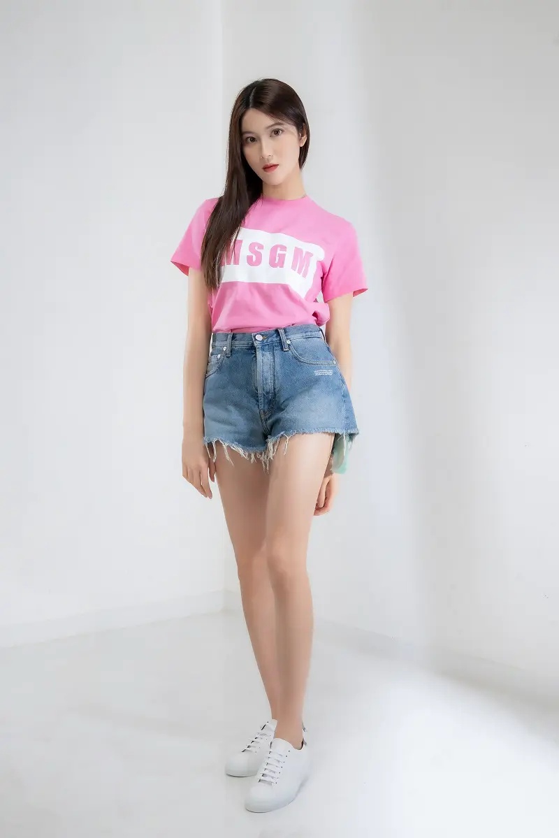 Msgm Woman T-shirt Magenta Size M Cotton In Pink