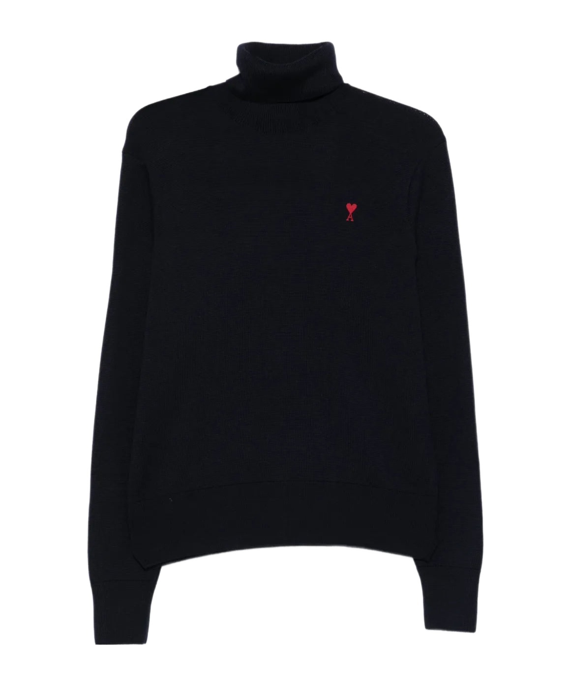 Ami Alexandre Mattiussi Turtleneck Sweater In Black