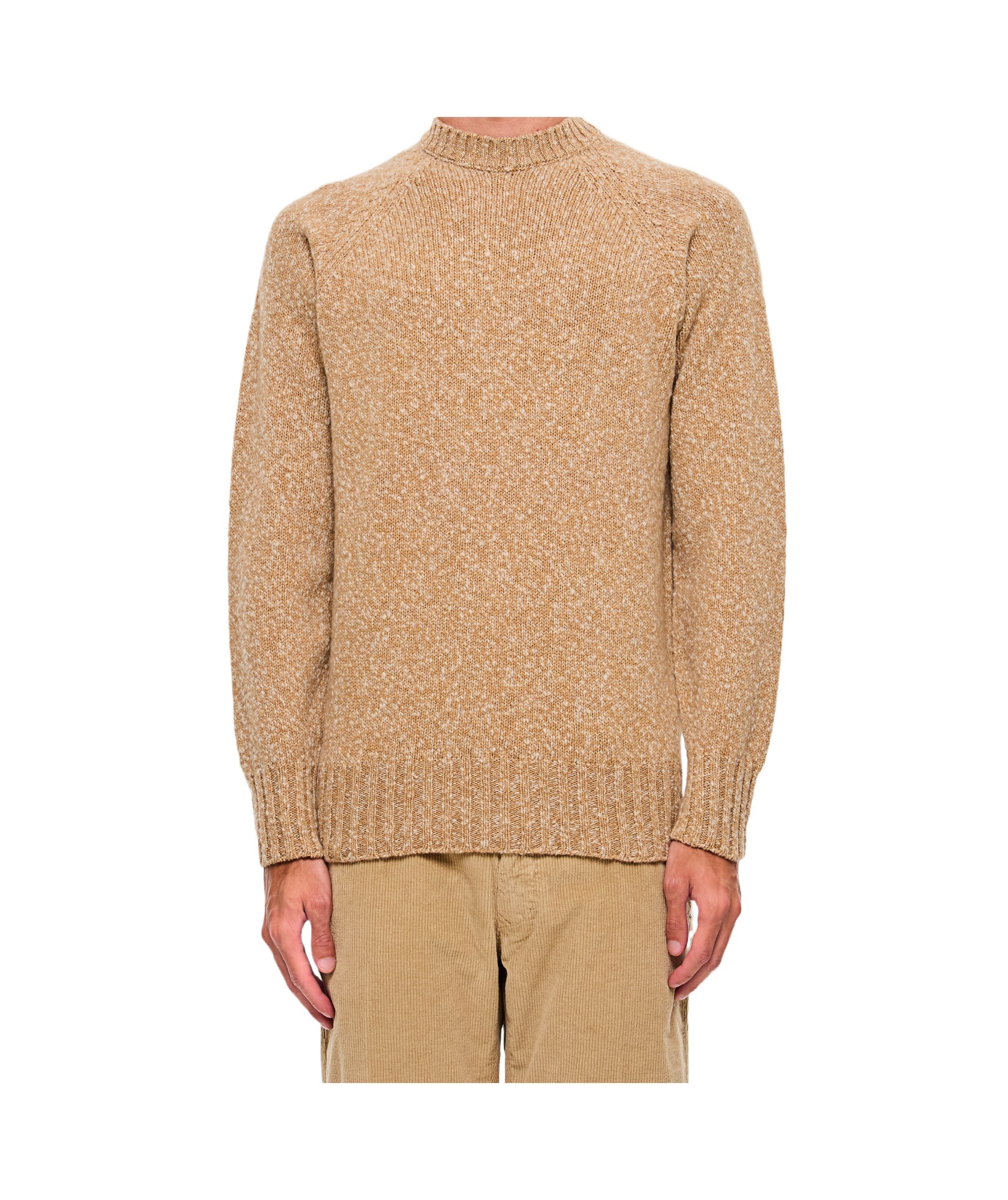 Drumohr Round Neck Sweater In Nude