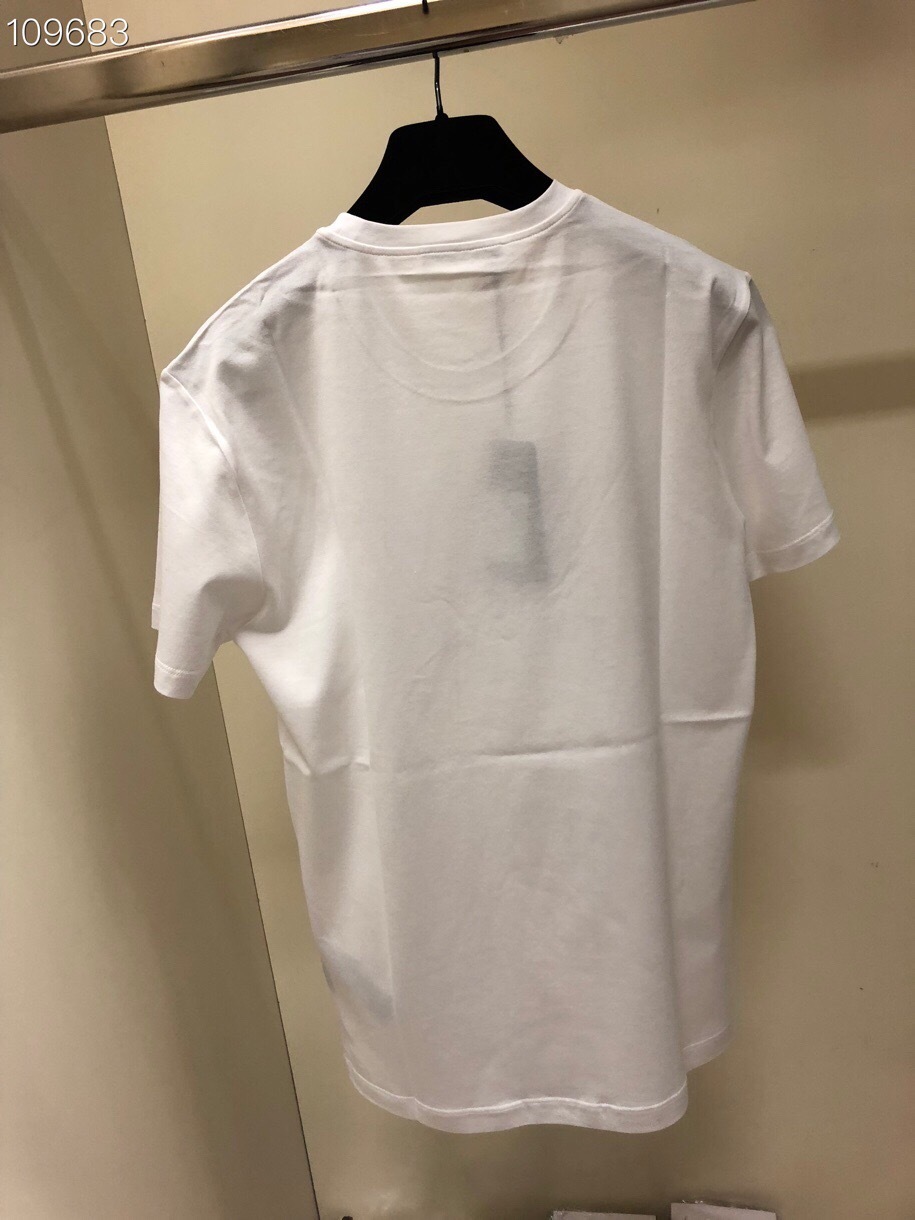 Versace Title Printed T-shirt In White