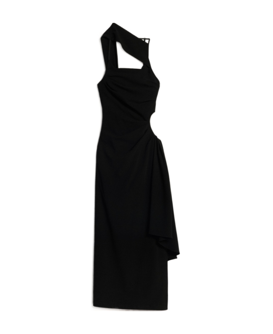 Jacquemus La Robe Abanada In Black