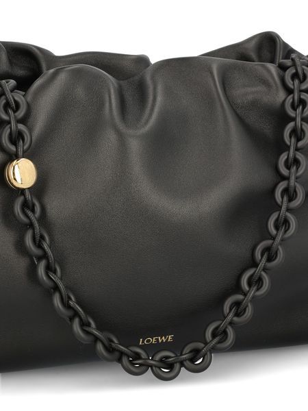 Shop Loewe Large Flamenco Purse In Mellow Nappa Lambskin In Black