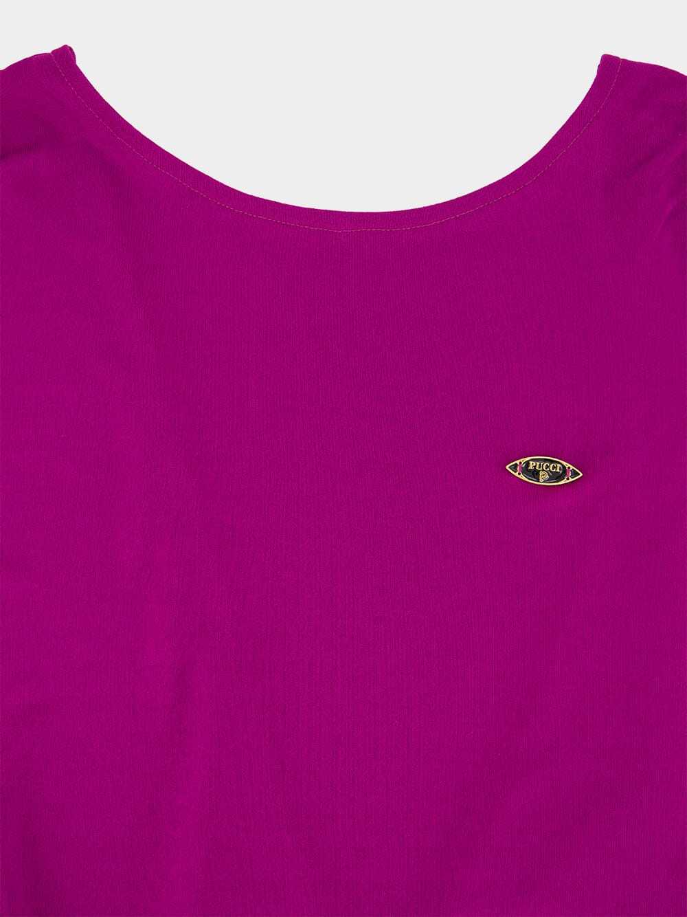 Pucci Long-sleeve Bodysuit In Purple