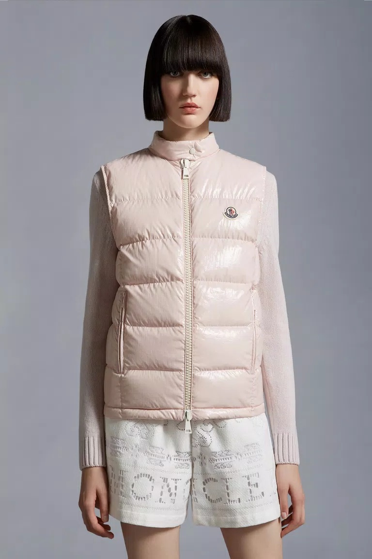 Moncler Doudoune Sans Manches Badia In Pink