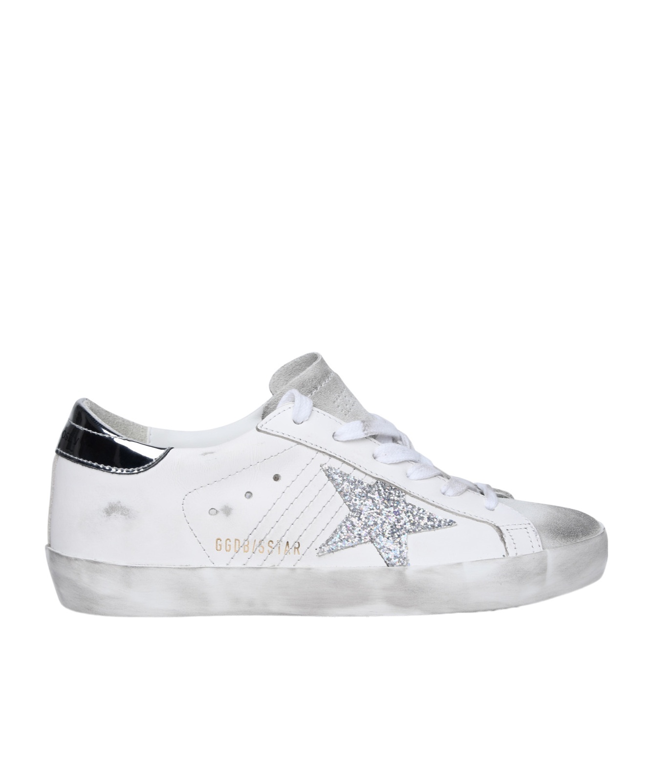 GOLDEN GOOSE SUPER-STAR DISTRESSED SNEAKERS