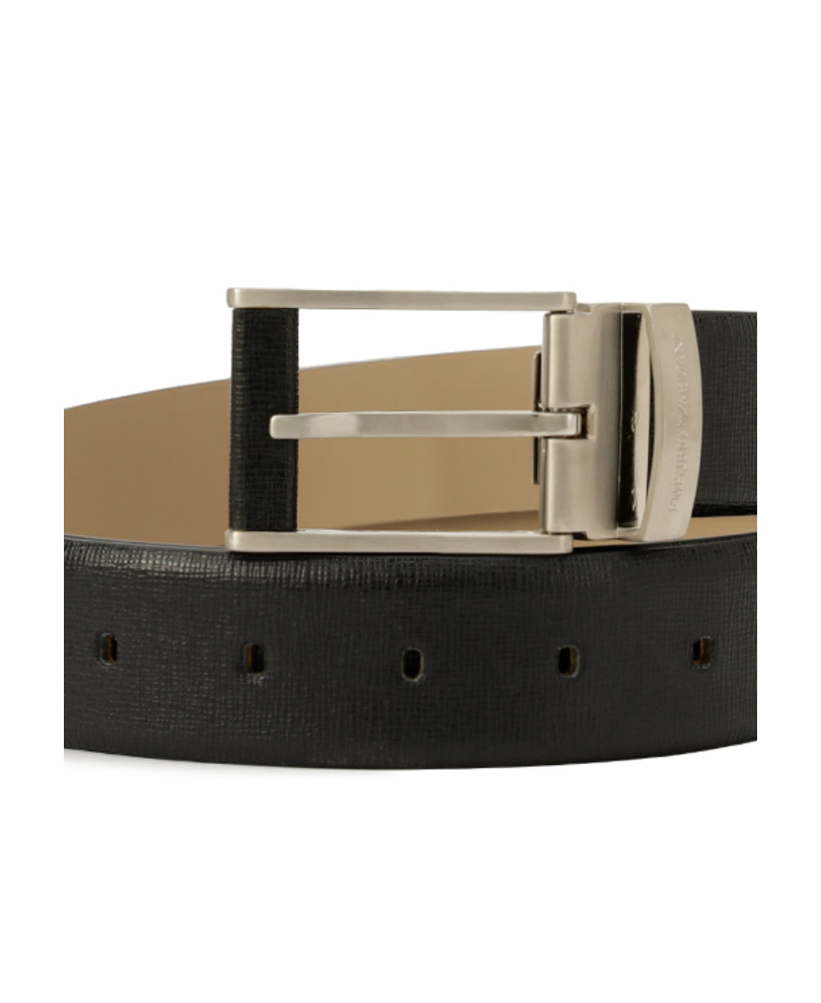 EMPORIO ARMANI LOGO ENGRAVING BELT
