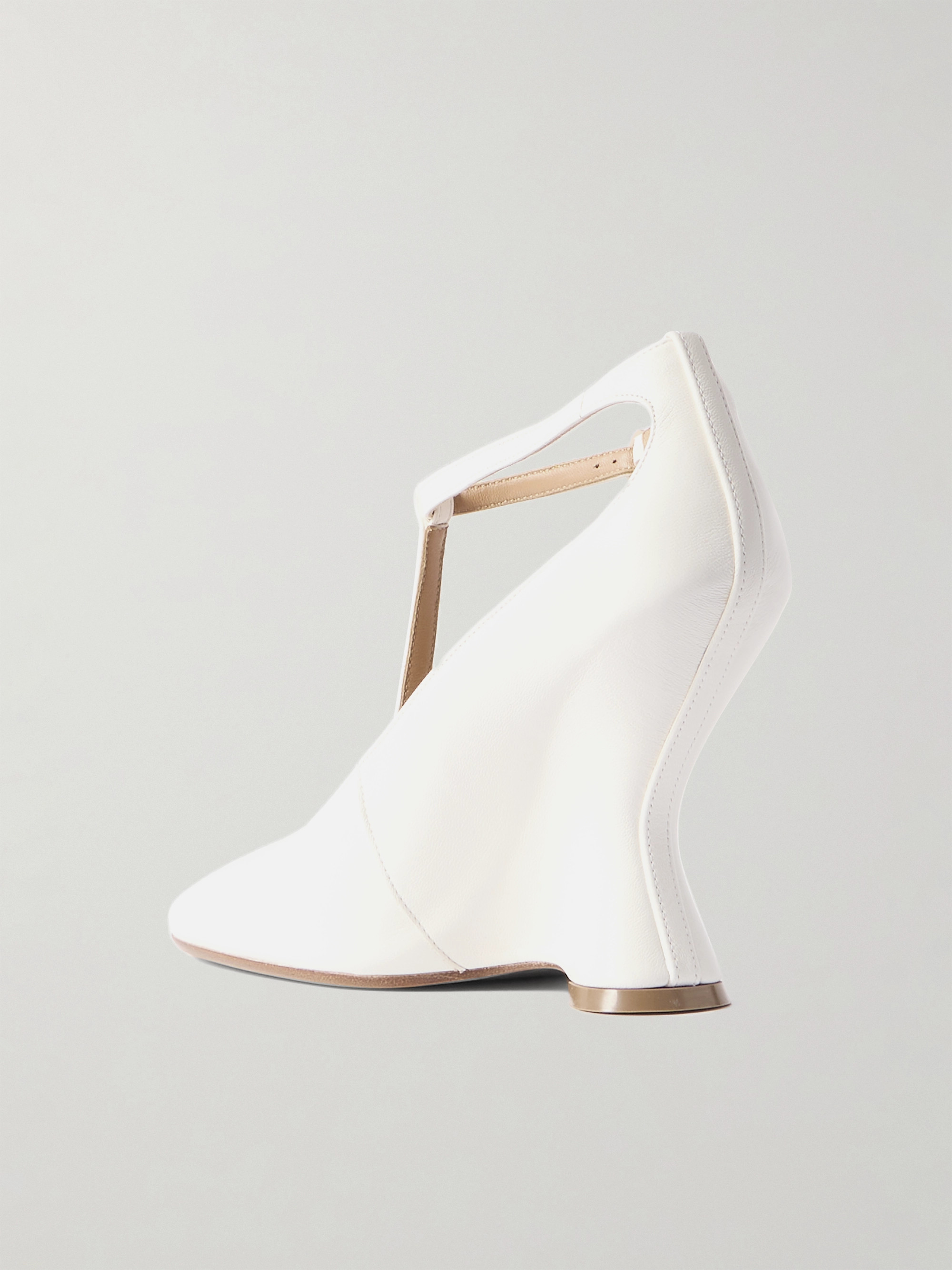 Dries Van Noten Square-toe Wedge Heels In Multi