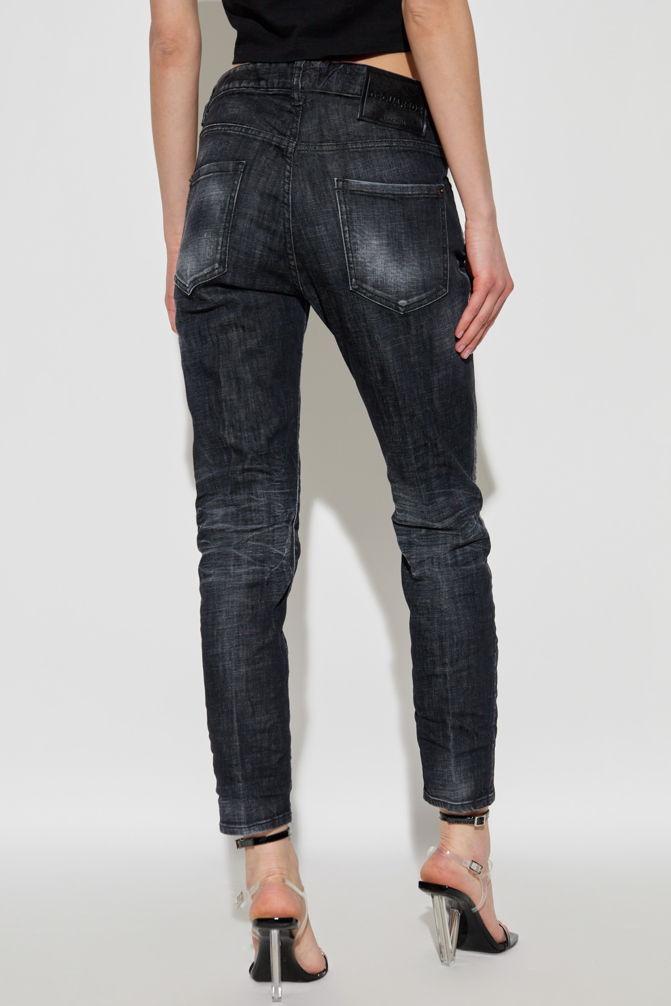 Dsquared2 Logo Patch Slim-fit Jeans