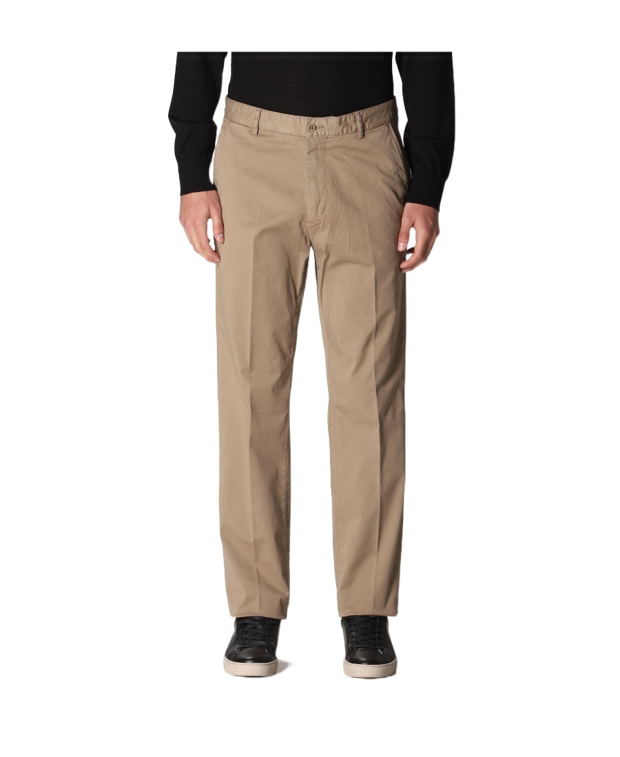 Shop Paul & Shark Flanged Pocket Casual Pants In Nude