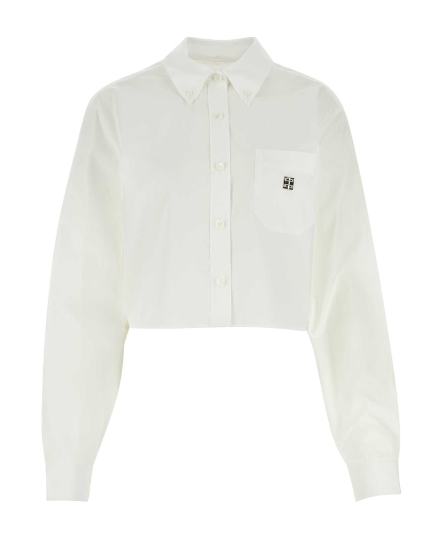 Givenchy Camicia Con Applicazione In White