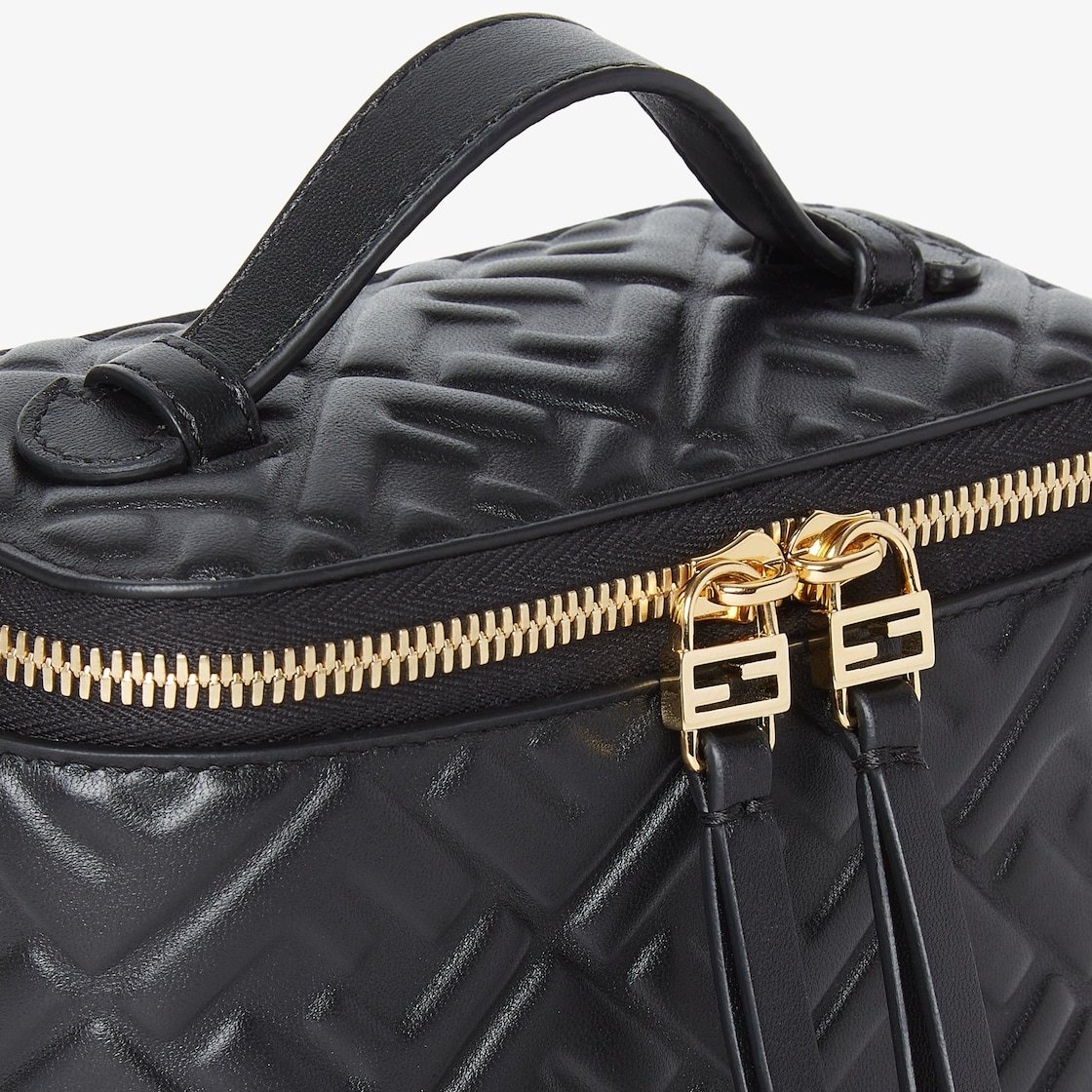Fendi Mini "vanity" Bag In Black