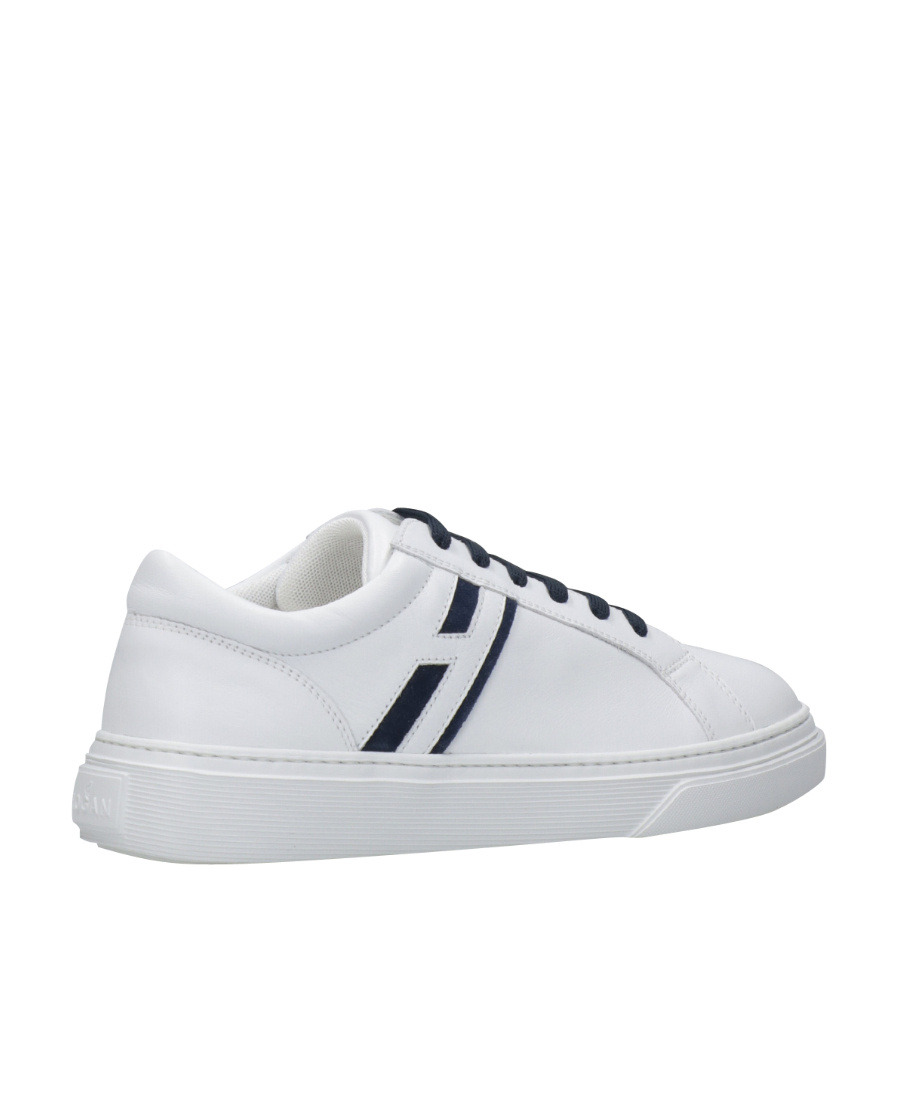 Hogan Teen Lace-up Sneakers In White