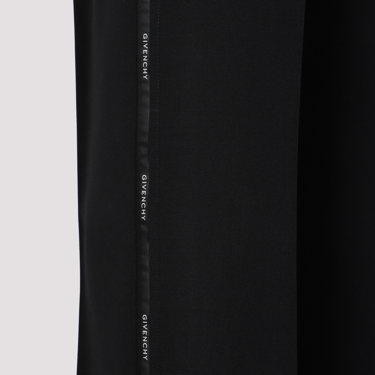 Givenchy Logo-tape Tailored Trousers In Black