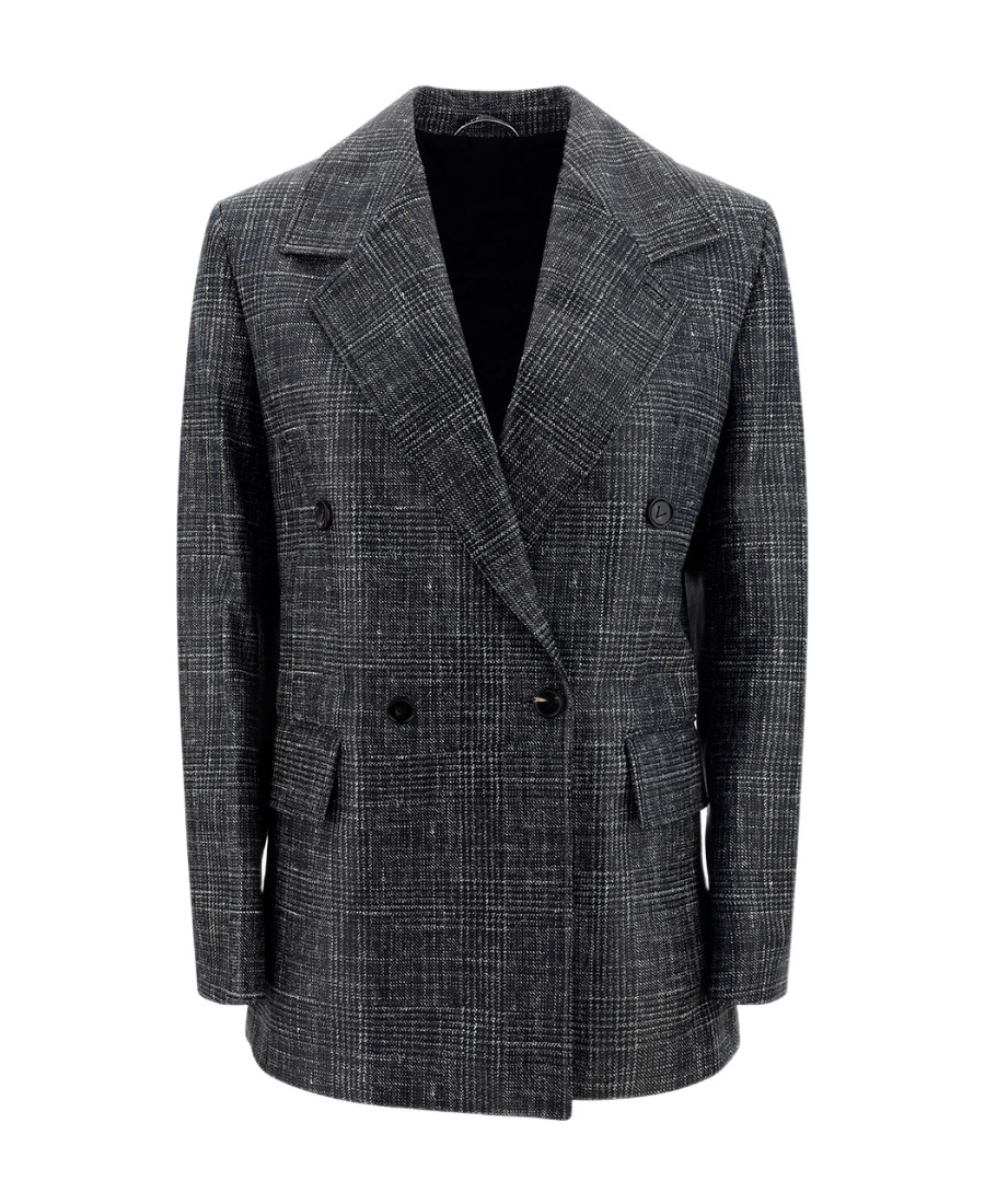 Bottega Veneta Lapel Suit Jacket In Black