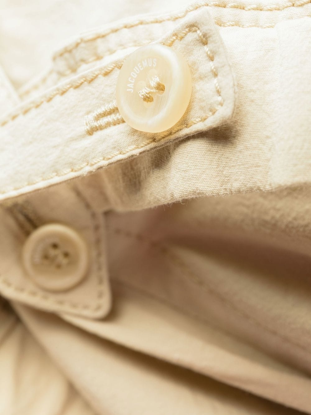 Jacquemus Le Manteau Carozzu Coat In Nude