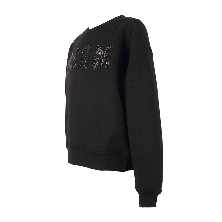 Msgm Logo Sweater In Black