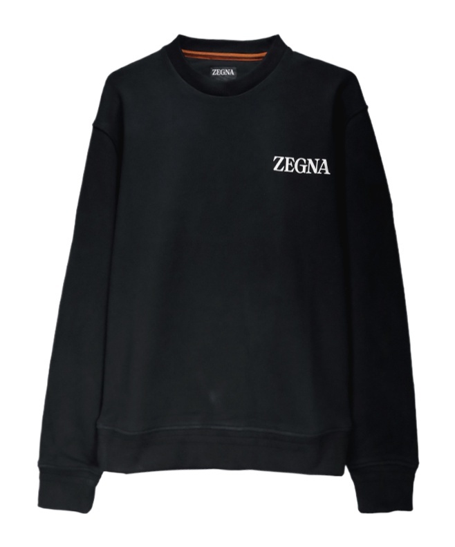 Shop Zegna Round-neck Sweater In Black