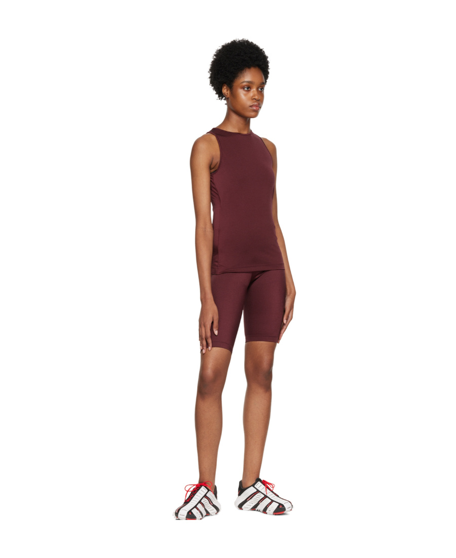 Wolford The Workout Biker Shorts In Red