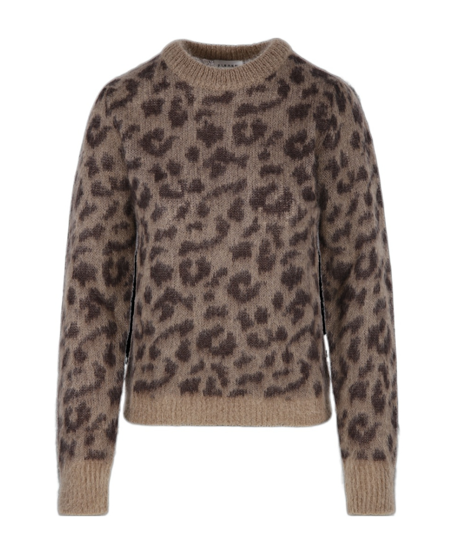 Shop P.a.r.o.s.h Long-sleeved Sweater In Brown