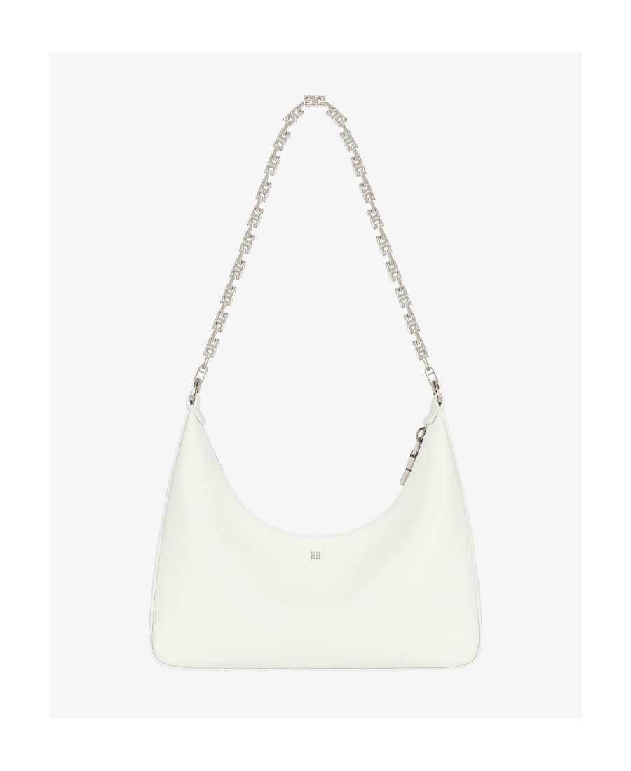 Givenchy Chain-link Detail Shoulder Bag In Ivory White
