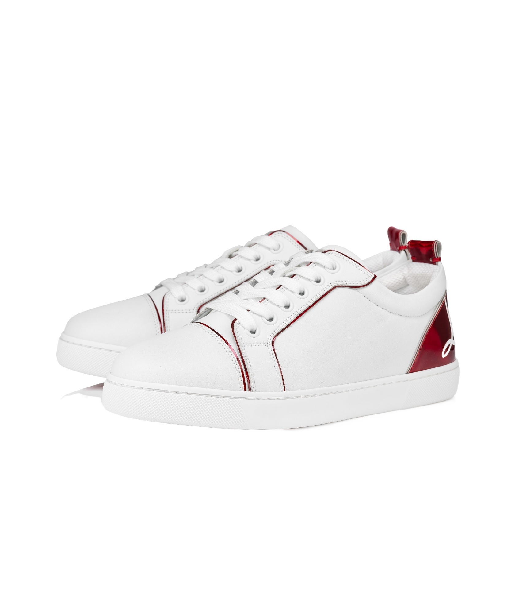 Christian Louboutin Women Fun Louis Junior Logo Tallonce Sneaker In White